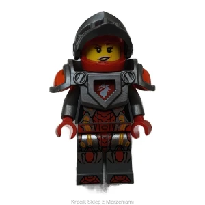 Figurka LEGO nex016 Macy Halbert - Flat Silver Visor and Armor [NEXO KNIGHTS] | minifigurka ludzik