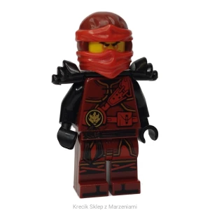 Figurka LEGO njo0277 Kai - The Hands of Time, Black Armor, Dual Sided Head [NINJAGO : The Hands of Time] | minifigurka ludzik