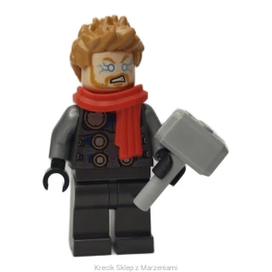 Figurka LEGO sh0756 Thor - Red Scarf [Super Heroes (Marvel) : Avengers] | minifigurka ludzik