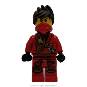 Figurka LEGO njo0187 Kai - Tournament of Elements, Scabbard, Tousled Hair [NINJAGO : Tournament of Elements] | minifigurka ludzik