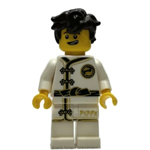 Figurka LEGO njo0348 Jay - White Wu-Cru Training Gi [NINJAGO : NINJAGO Other] | minifigurka ludzik