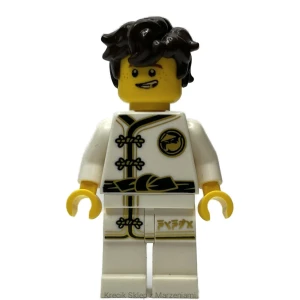 Figurka LEGO njo0348 Jay - White Wu-Cru Training Gi [NINJAGO : NINJAGO Other] | minifigurka ludzik