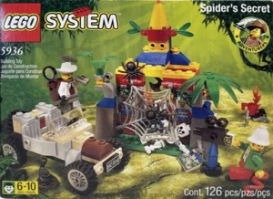 LEGO 5936 Spider's Secret / Señor Gomez's Expedition [Adventurers: Jungle] z instrukcją | adventures dżungla Indiana Jones świątynia