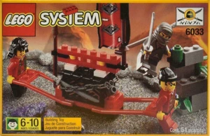 LEGO 6033 Treasure Transport [Ninja] z instrukcją | ninjago szary skarb