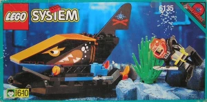 LEGO 6135 Spy Shark [Aquazone: Aquasharks] | łódź podwodna akwarekin nurkowie