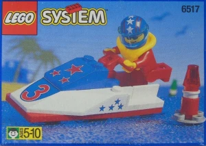 LEGO 6517 Water Jet [Classic Town: Race] z instrukcją | city miasto motorówka