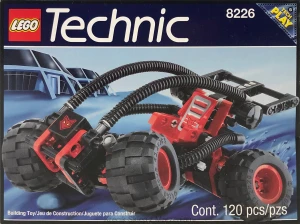 LEGO 8226 Mud Masher [Technic: Model: Off-Road] | samochód wyścigówka