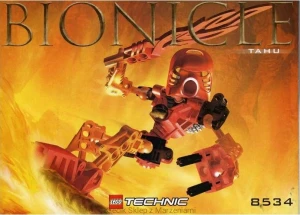LEGO 8534 Tahu [BIONICLE: Toa] | czerwony ognisty