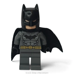 Figurka LEGO dim002 Batman - Dark Bluish Gray Suit, Gold Belt, Black Hands, Starched Cape [Dimensions : Super Heroes : Batman II] | minifigurka ludzik
