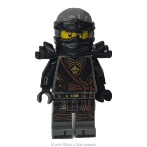 Figurka LEGO njo0280 Cole - The Hands of Time, Black Armor [NINJAGO : The Hands of Time] | minifigurka ludzik
