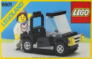 LEGO 6501 Sport Convertible [Classic Town: Traffic] z instrukcją | city miasto samochód sportowy
