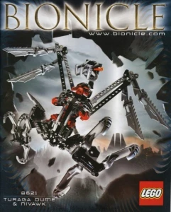 LEGO 8621 Turaga Dume & Nivawk [BIONICLE: Titans] | MISB nigdy nie otwierane pudełko - uszkodzone