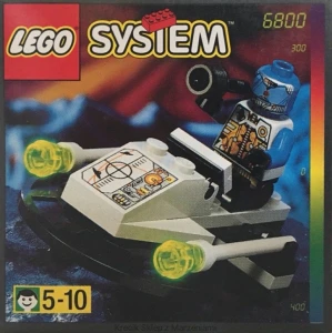 LEGO 6800 Cyber Blaster [Space: UFO] z instrukcją | kosmos ufoludek