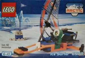 LEGO 6579 Ice Surfer [Town: Arctic] | aktyka windsurfing skuter śnieżny
