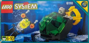 LEGO 6110 Solo Sub [Aquazone: Hydronauts] | nurkowie łódź podwodna batyskaf