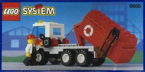 LEGO 6668 Recycle Truck [Classic Town: Traffic] z instrukcją | city miasto śmieciarka